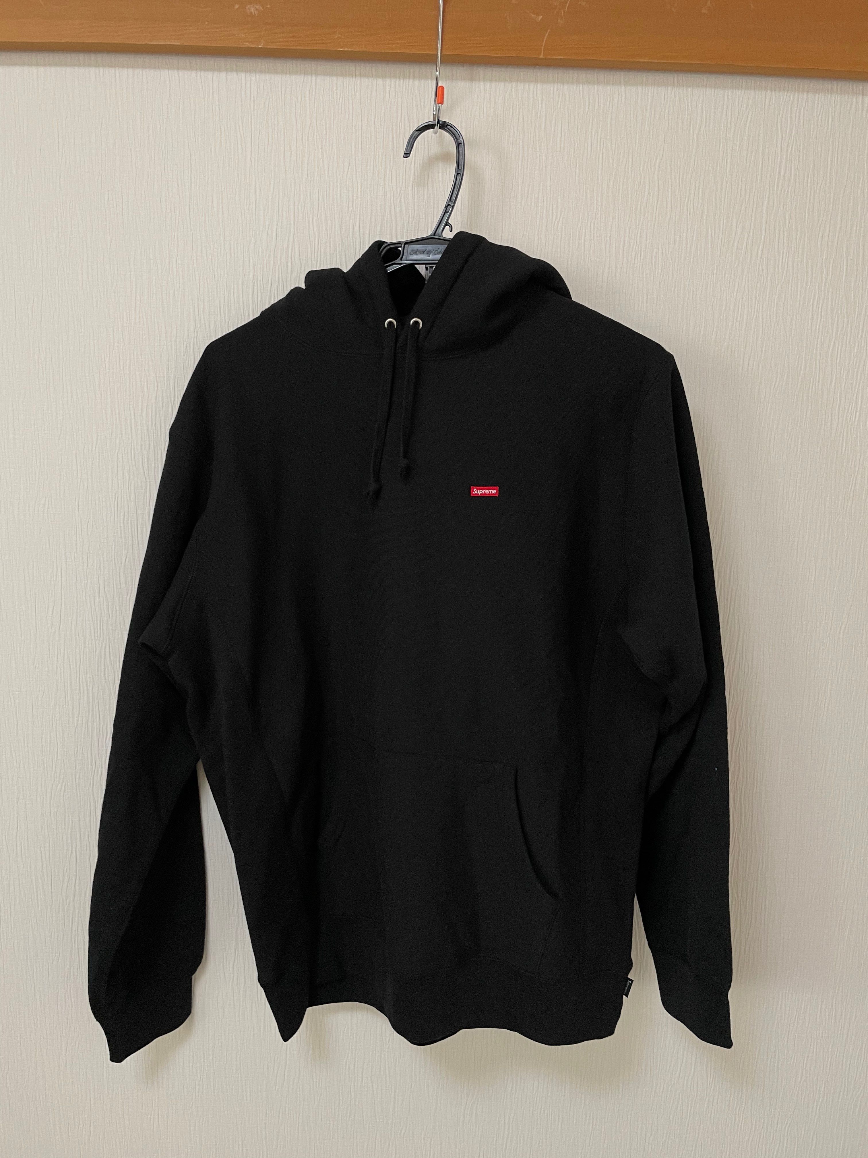 Supreme Small Box Hooded Sweatshirt "Black" (22SS)
