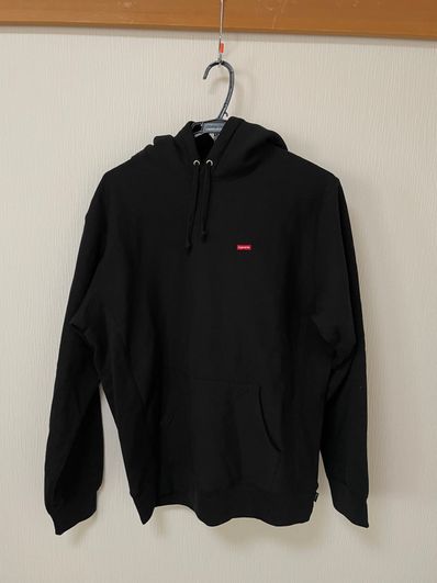 Supreme Small Box Hooded Sweatshirt "Black" (22SS)