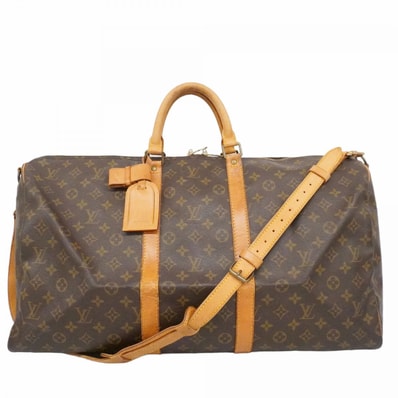 【6dd4297】ルイヴィトン ボストンバッグ モノグラム キーポルバンドリエール55 M41414 ブラウン【中古】メンズ レディース ユニセックス