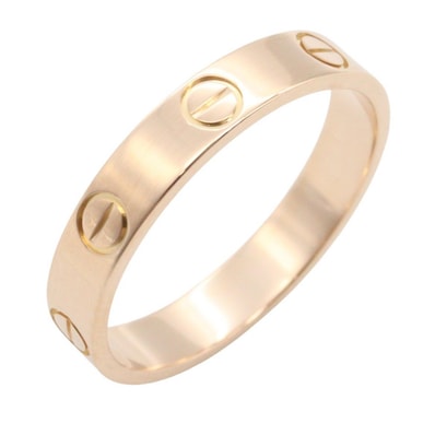 カルティエ CARTIER ミニラブリング リング・指輪 ジュエリー K18PG(ピンクゴールド) メンズ レディース ゴールド系 B4084600 【中古】