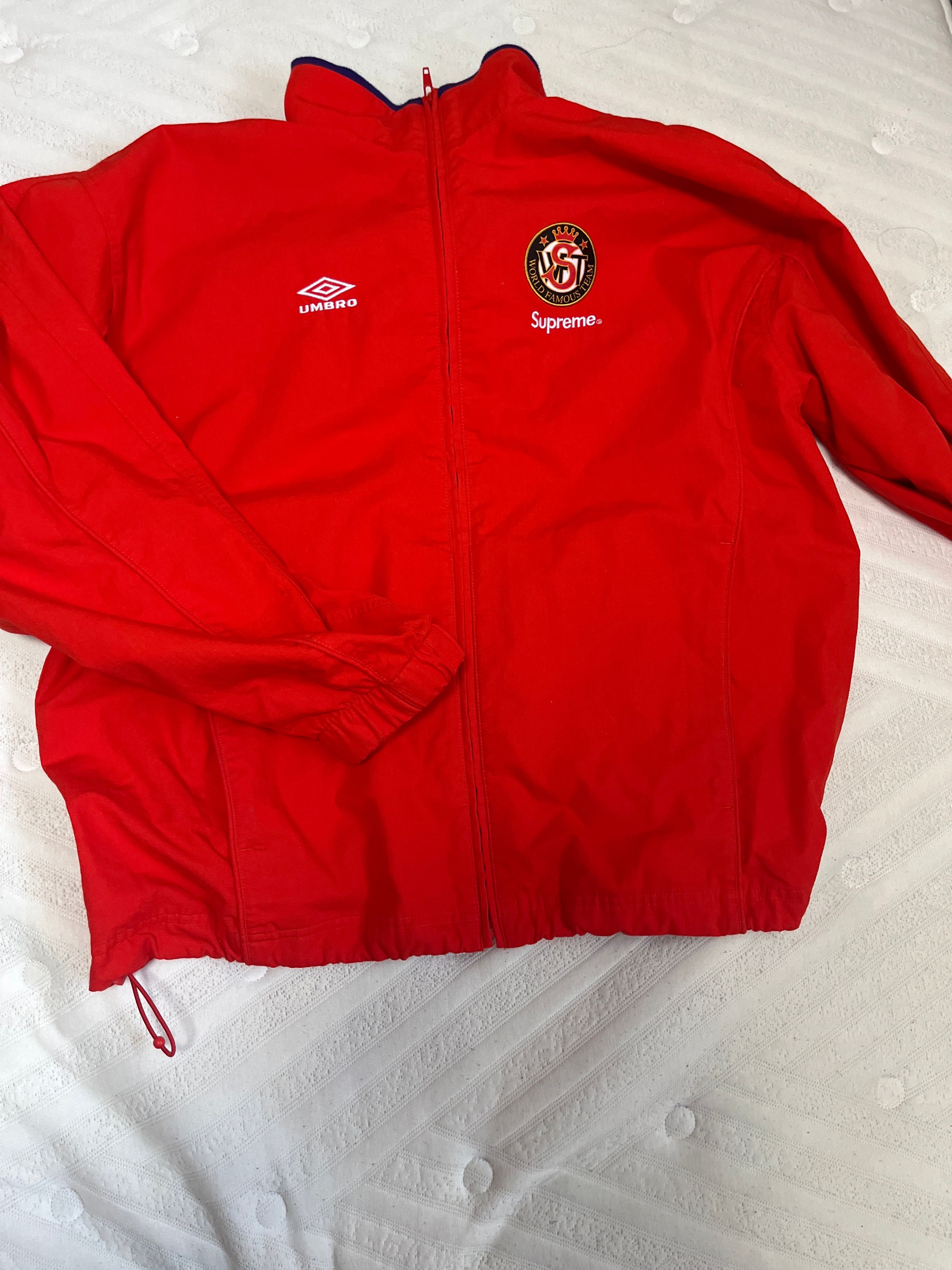 Supreme /Umbro Cotton Ripstop Track Jacket "Red"