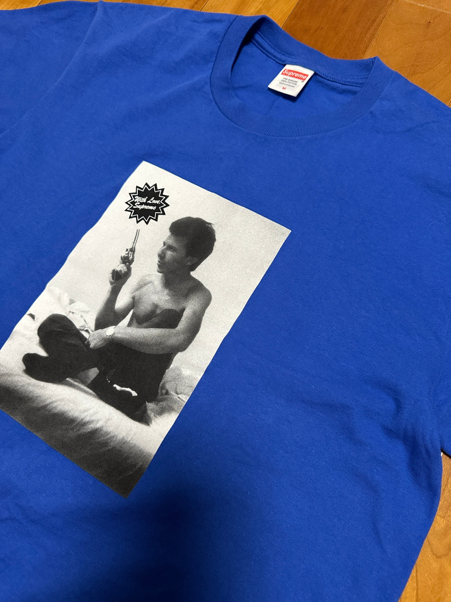 Supreme x Larry Clark G*n Tee "Royal"