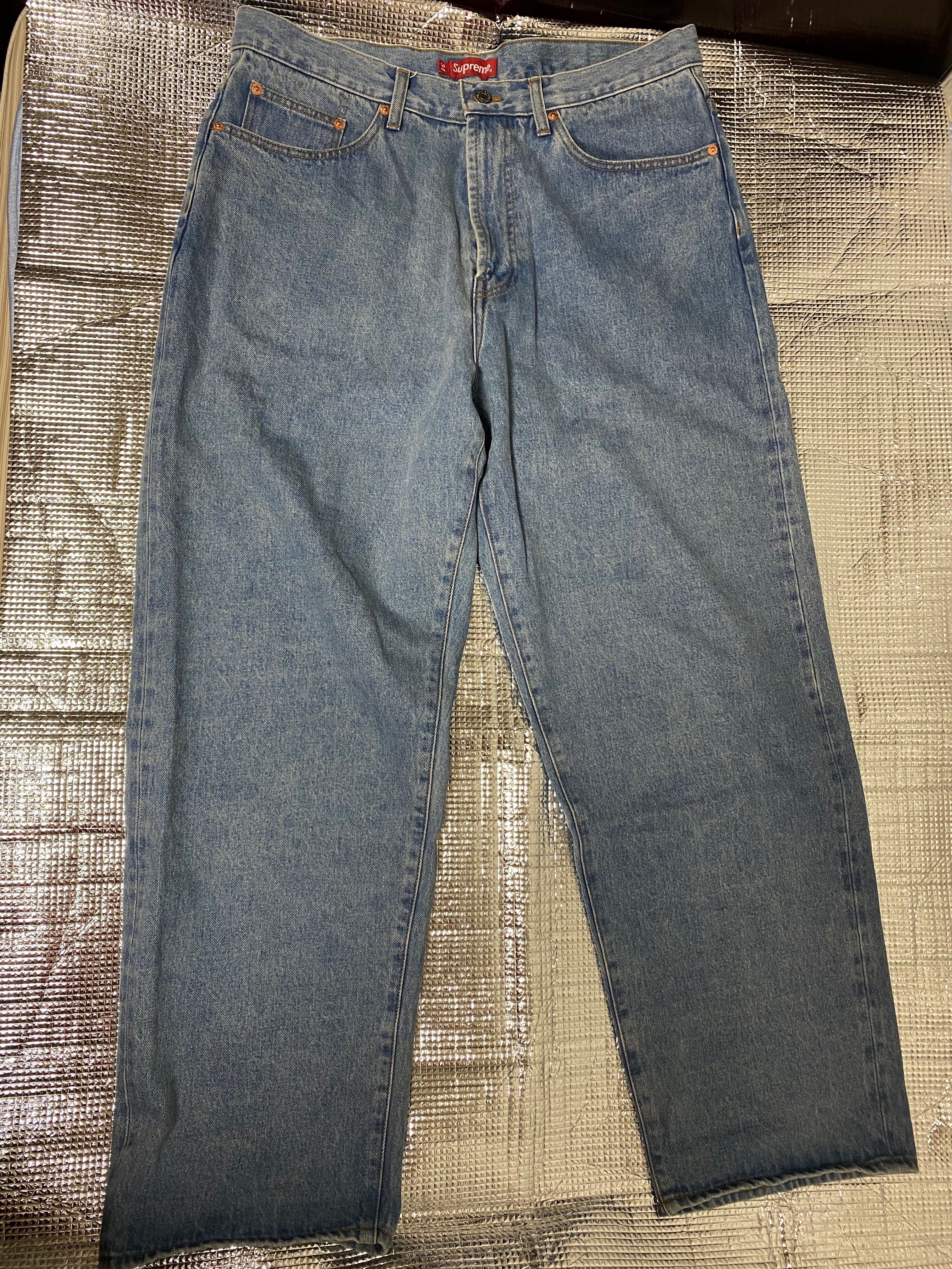 Supreme Baggy Jean "Washed Indigo" (22SS)
