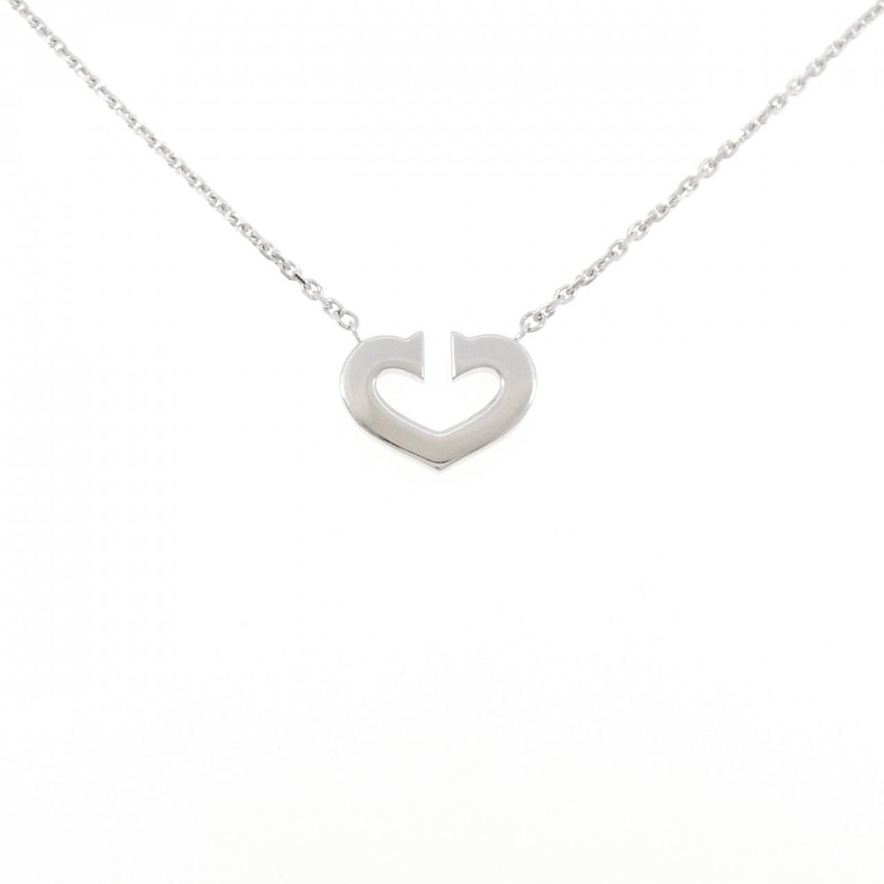 カルティエ Cハート ネックレス