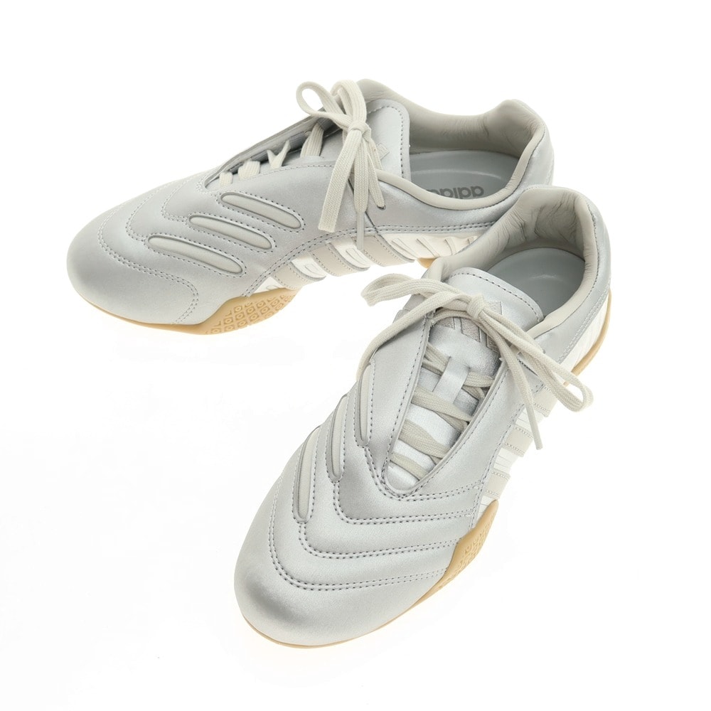 【中古】【未使用】アディダス adidas TAEKWONDO MEI ELITE W スニーカー シルバー【サイズ23.5】【レディース】