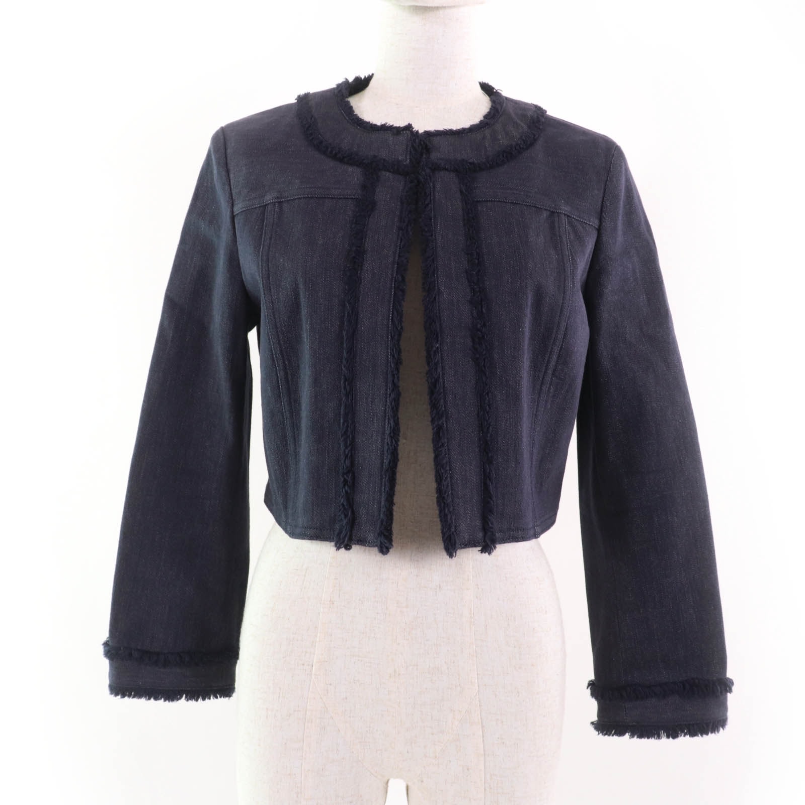 極美品 フォクシー ニューヨーク
 ジャケット インディゴ レディース 38 41677