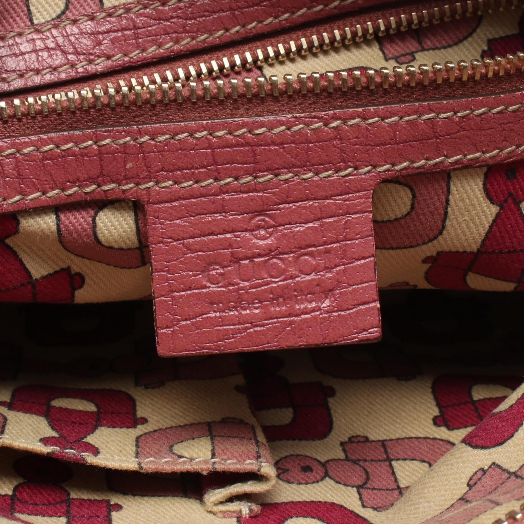 D (傷や汚れあり)】グッチ GUCCI GGキャンバス チャーム付き