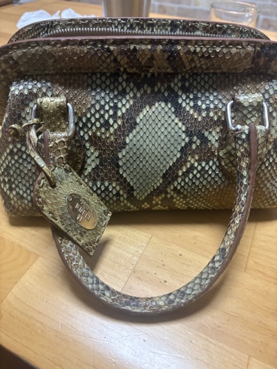 FENDI パイソン ハンドバック