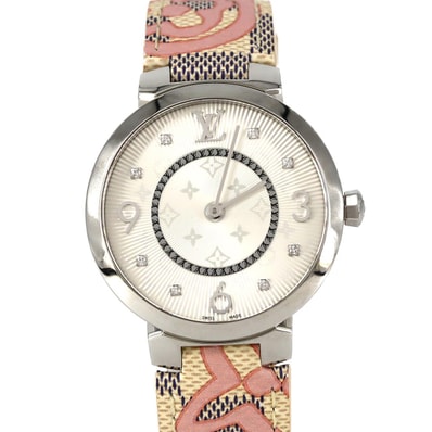 ルイヴィトン タンブールモノグラム・8P Q13MJ SS クォーツ