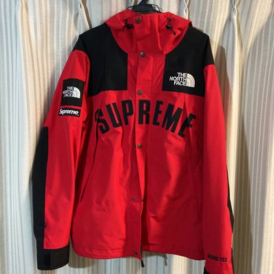 Supreme x The North Face Arc Logo Mountain Parka "Red"