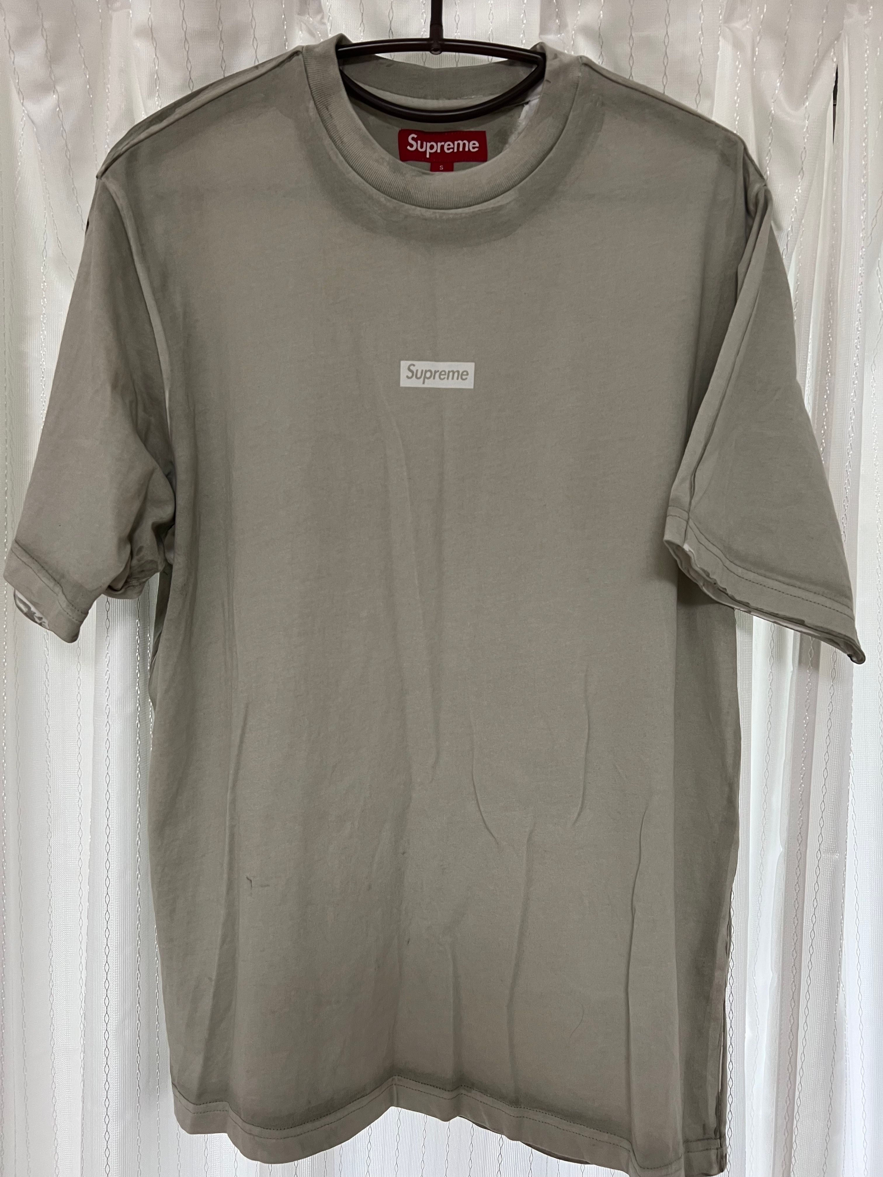 Supreme Overprint Small Box S/S Top "Grey"