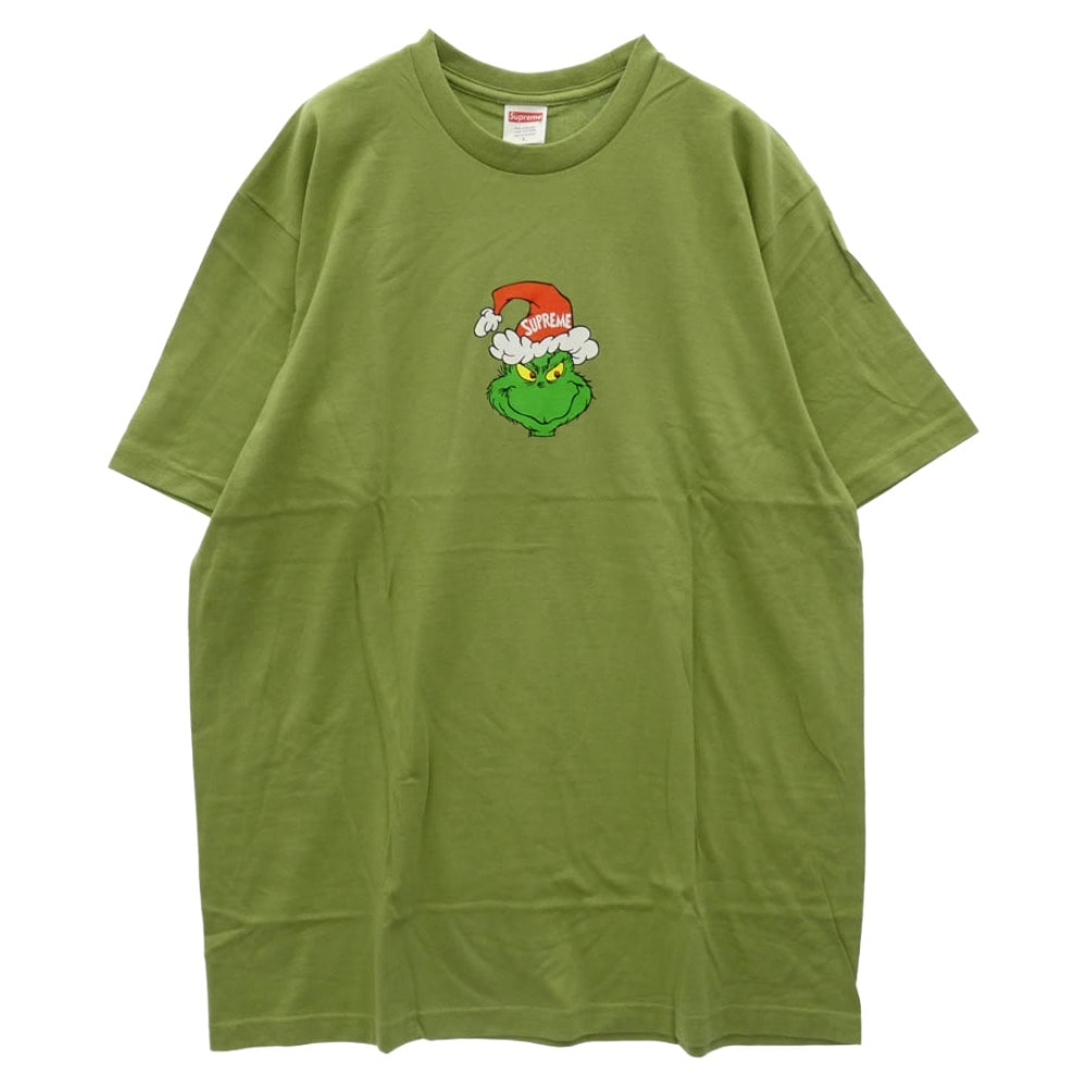 Supreme シュプリーム 24AW Grinch Tee グリンチ プリント 半袖 Tシャツ グリーン系 L【極上美品】【中古】