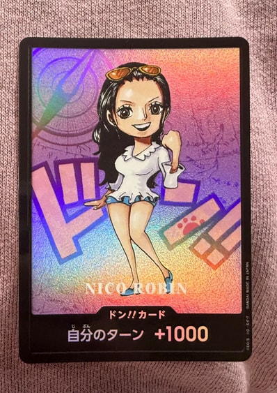 ドン!!カード : ニコ・ロビン (プレミアムカードコレクション「熊本県スペシャル」)