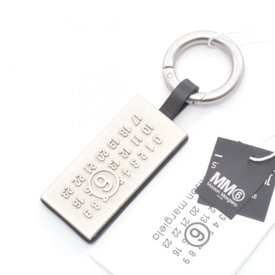 MM6 Maison Margiela Numeric Tag Keyring "Black"