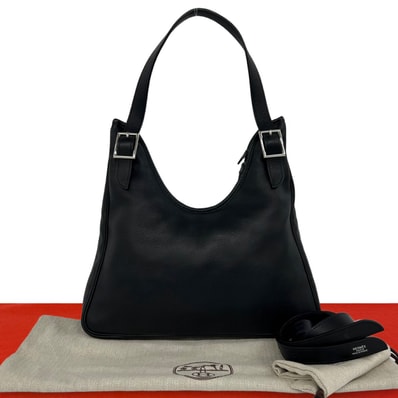 HERMES エルメス マサイカット トリヨンクレマンス ショルダーバッグ ブラック
31086