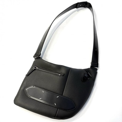 MAISON MARGIELA メゾンマルジェラ ショルダー 5AC SB1WG0017 P4746 ブラック ボディバッグ クラッチ レザー【鑑定済み】正規品