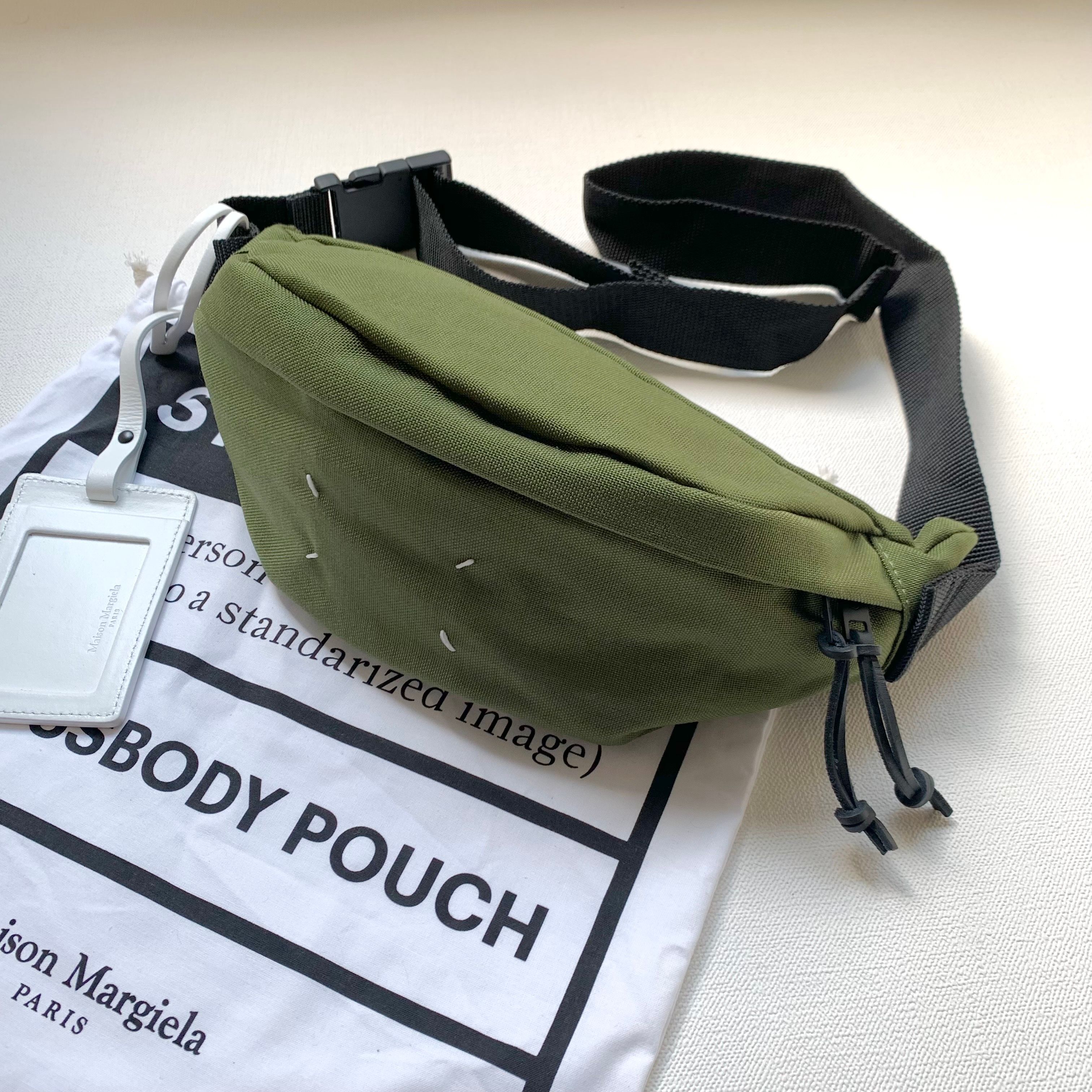 メゾンマルジェラ 4ステッチ バムバッグ S55WB0010 カーキ