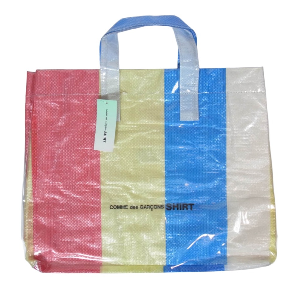 COMME des GARCONS コムデギャルソン バッグ S26610 SHIRT シャツ PVC トート バッグ マルチカラー系【美品】【中古】