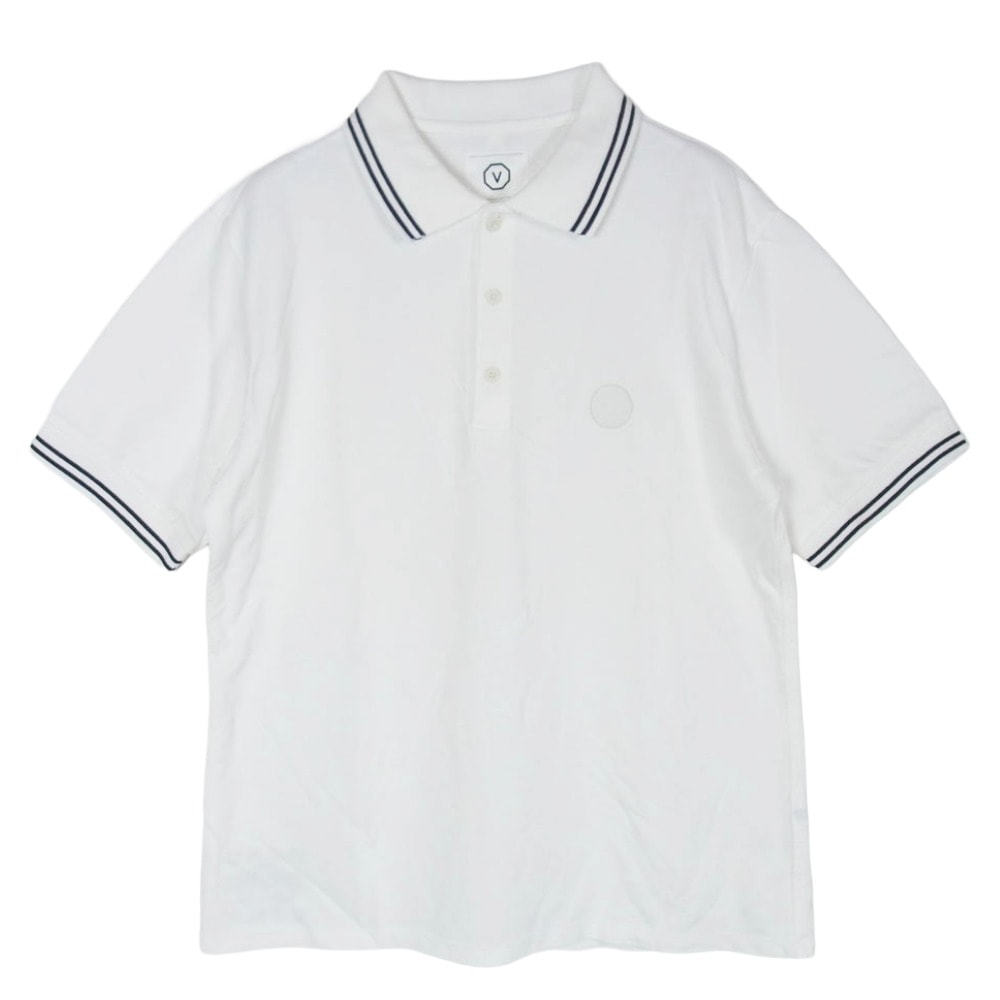 VISVIM ビズビム ポロシャツ ワッペン 半袖 ポロシャツ ホワイト系 M【中古】
