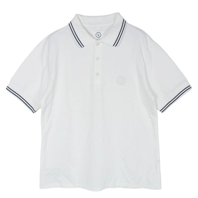 VISVIM ビズビム ポロシャツ ワッペン 半袖 ポロシャツ ホワイト系 M【中古】
