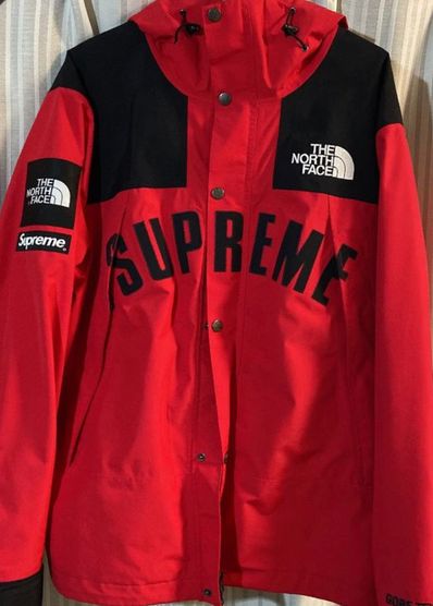 Supreme x The North Face Arc Logo Mountain Parka "Red"