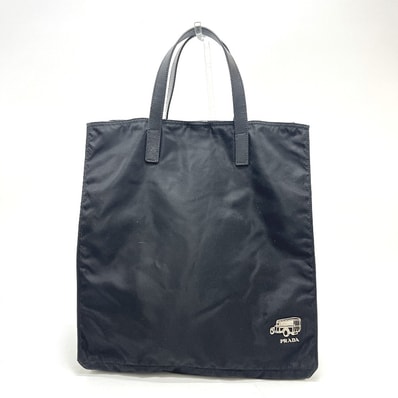プラダ PRADA ロゴ 車モチーフ VA905A カバン bag トートバッグ ナイロン ブラック