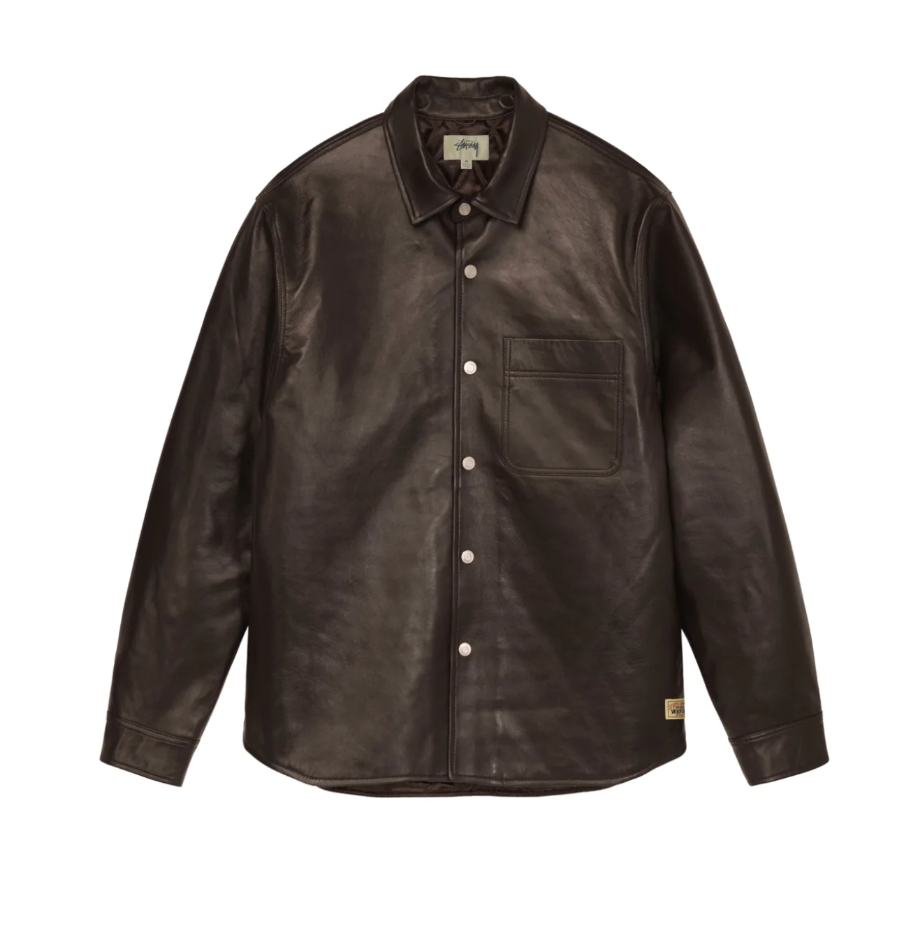 ステューシー ボックスレザージャケット