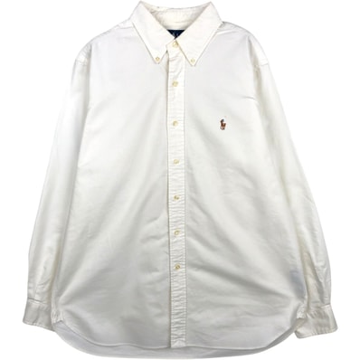 古着 ラルフローレン Ralph Lauren CLASSIC FIT クラシックフィット 長袖 ボタンダウンシャツ メンズL相当/eaa666189