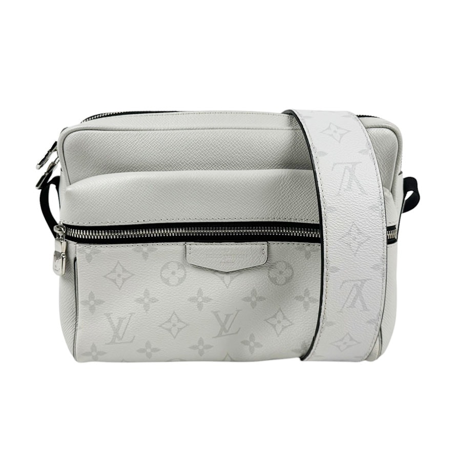 ルイ ヴィトン LOUIS VUITTON ショルダーバッグ タイガラマ アウトドア メッセンジャーPM タイガ ホワイト メンズ M30243【中古】 z11266