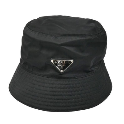 PRADA プラダ Re-Nylon ハット ブラック 2HC137 2DMI F0002 XL ユニセックス【中古】