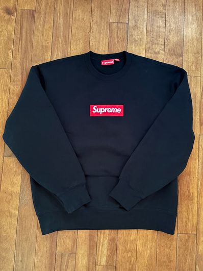 Supreme Box Logo Crewneck "Black" (22FW)