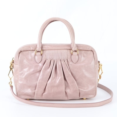 ■美品 ミュウミュウ BAULETTO ギャザー クロスボディ