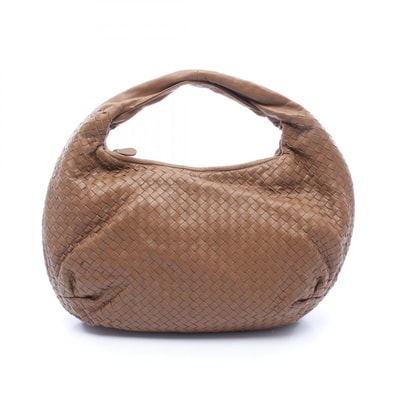 ボッテガヴェネタ BOTTEGA VENETA イントレチャート ショルダーバッグ バッグ ラムスキン(羊革) レディース ブラウン系 【中古】