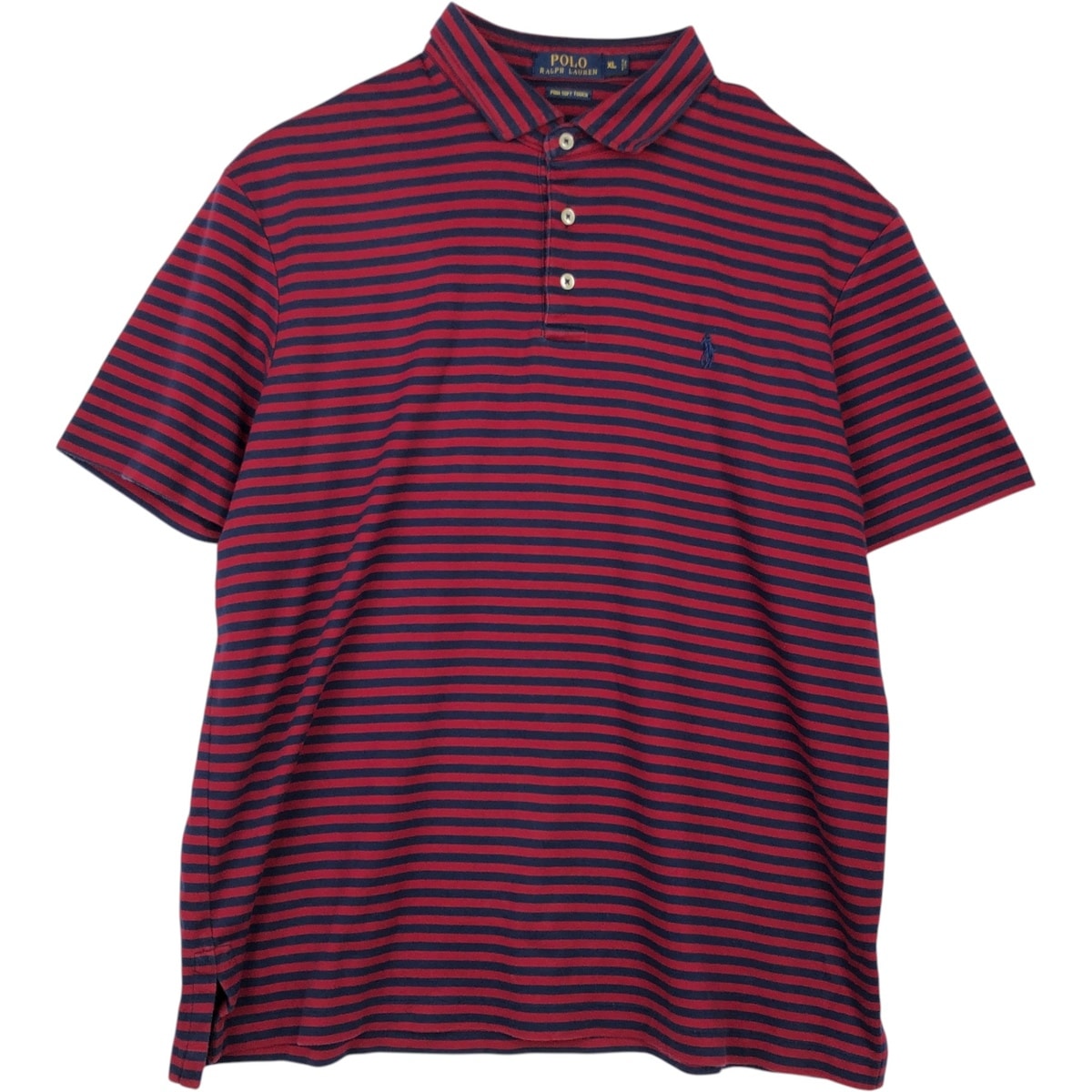 古着 ラルフローレン Ralph Lauren POLO by Ralph Lauren 半袖 ボーダー ポロシャツ メンズXL相当/eaa623753