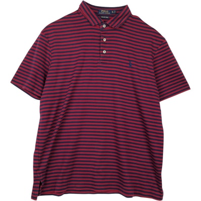 古着 ラルフローレン Ralph Lauren POLO by Ralph Lauren 半袖 ボーダー ポロシャツ メンズXL相当/eaa623753