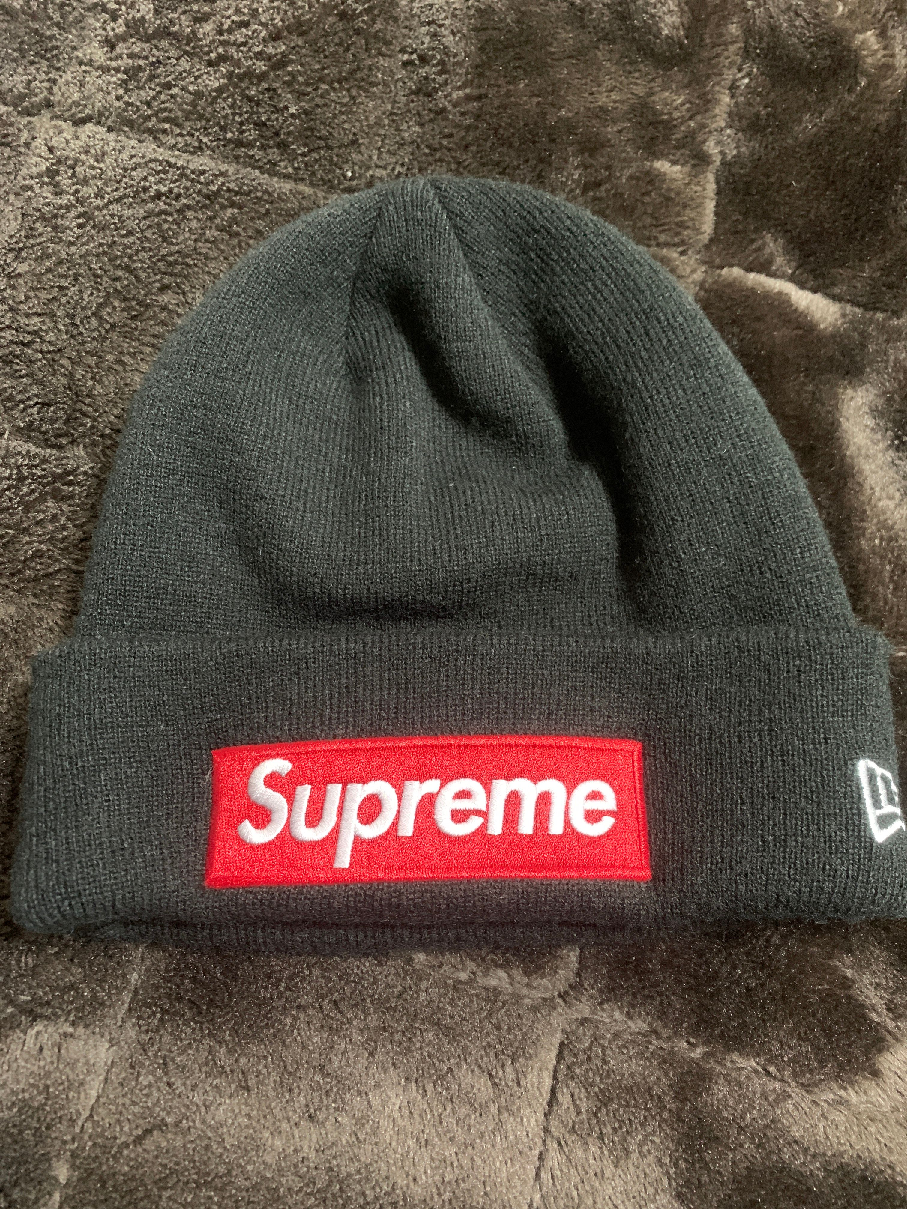 Supreme New Era Box Logo Beanie "Black"