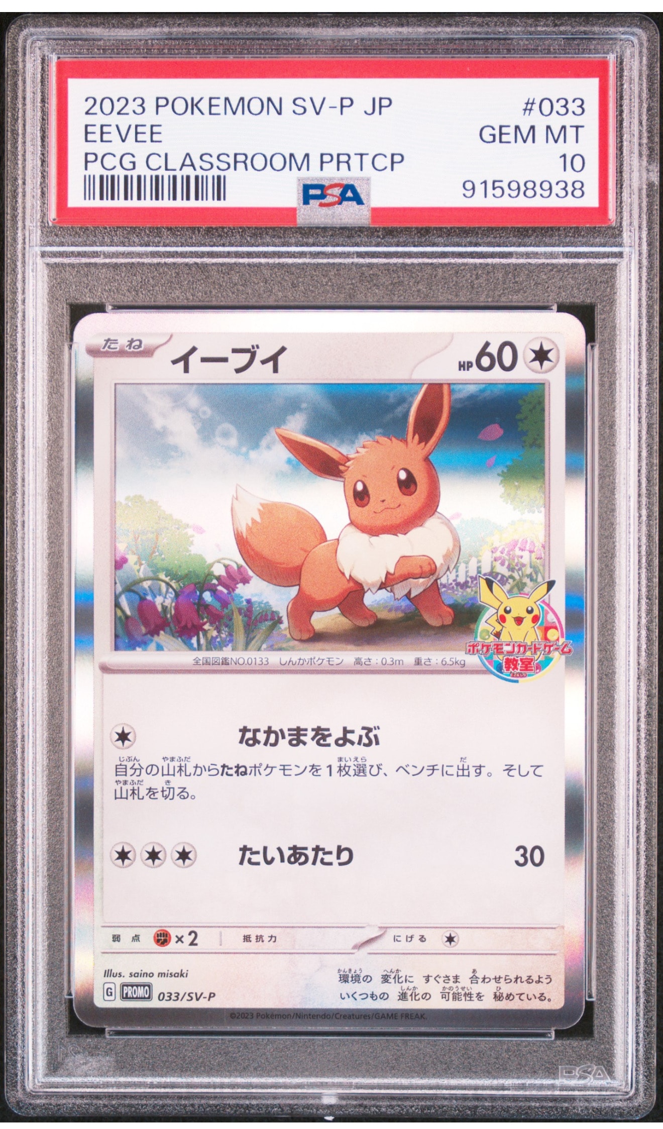 イーブイ: プロモ [SV-P 033](「 ポケモンカードゲーム教室