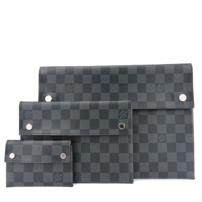 Louis Vuitton Alpha Triple Pouch Monogram Eclipse