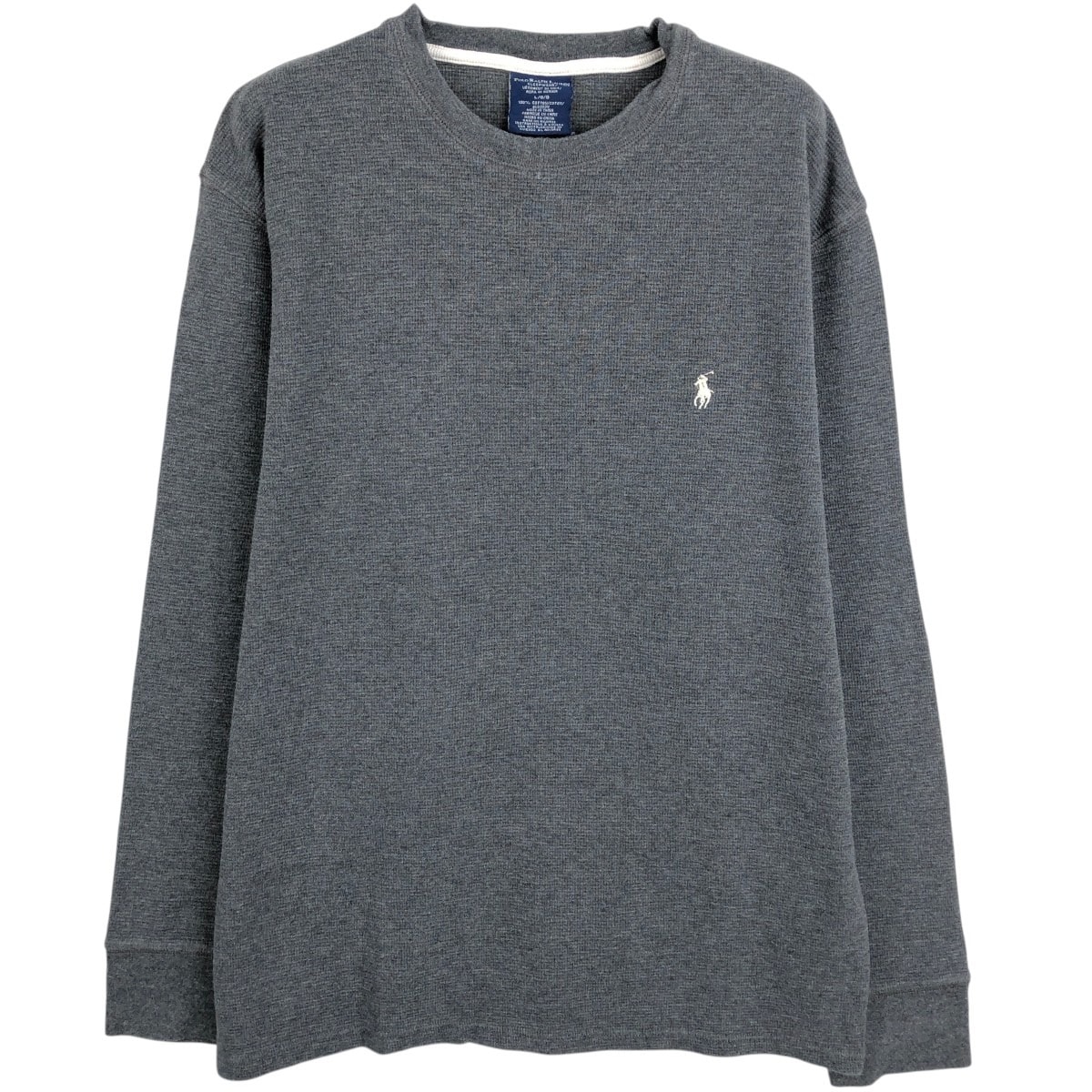 古着 ラルフローレン Ralph Lauren POLO RALPH LAUREN SLEEPWEAR サーマルロンT ワッフル メンズL相当/eaa662158