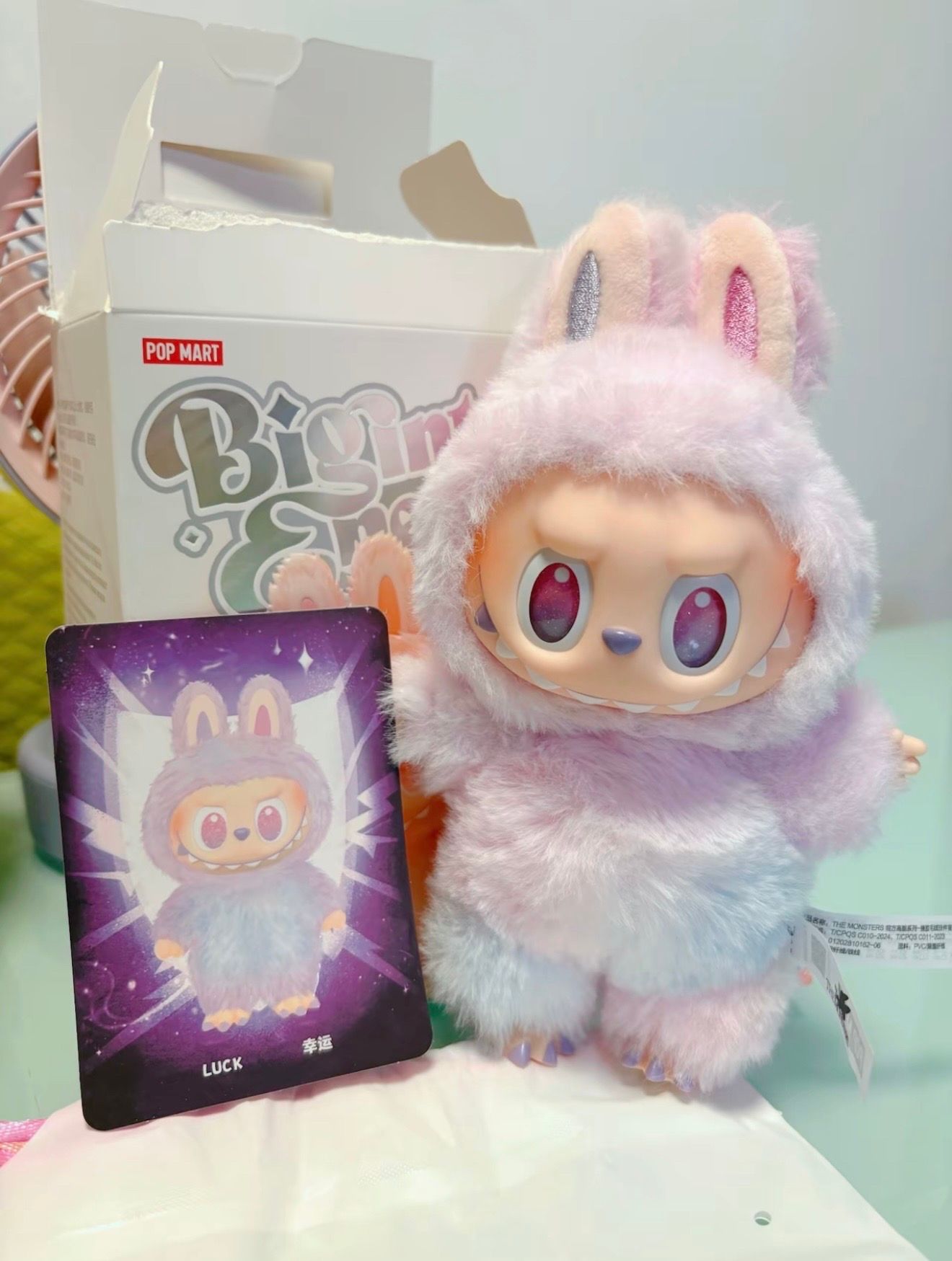 POP MART THE MONSTERS (LABUBU) Big into Energy Series Plush Pendant LUCK