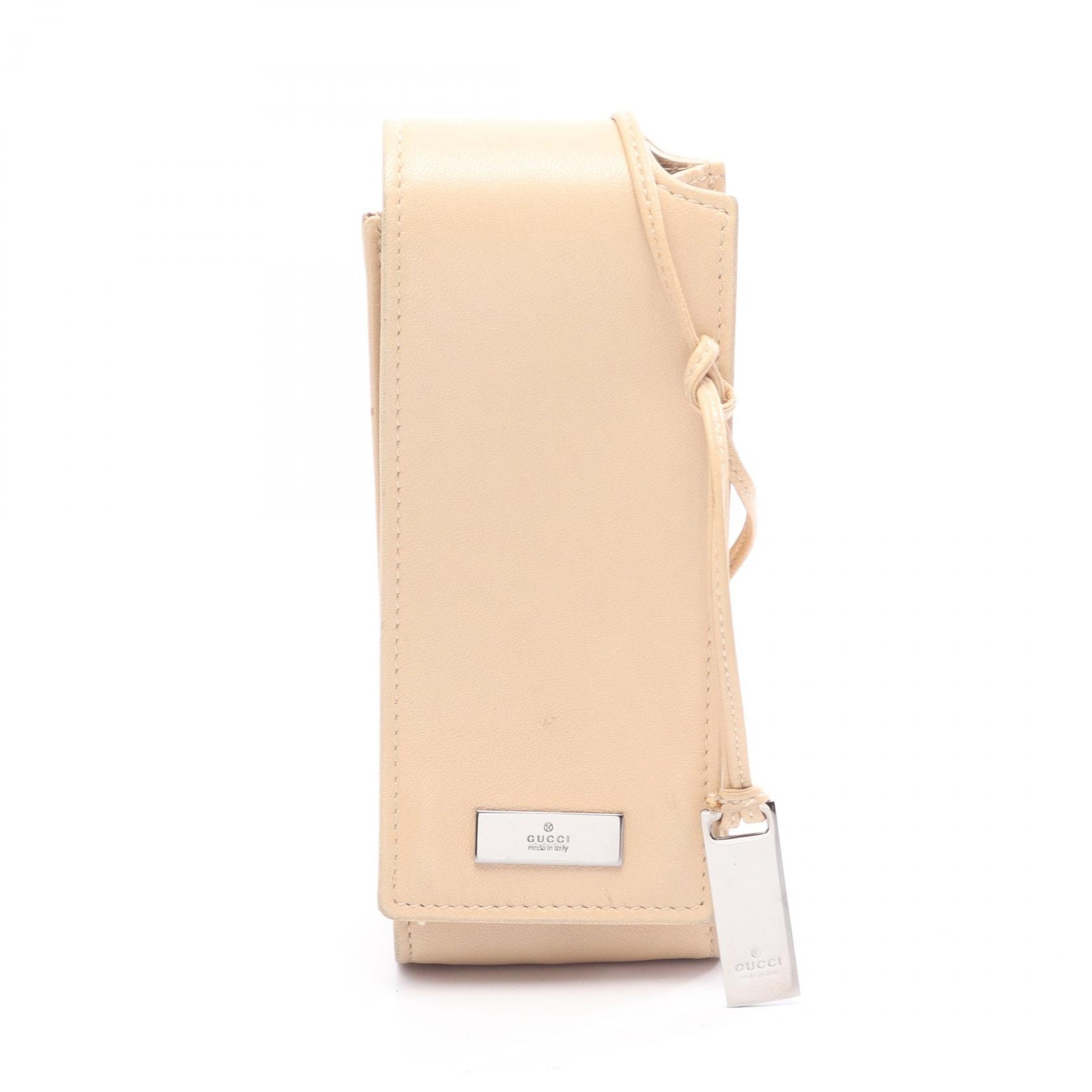 グッチ GUCCI ショルダーバッグ バッグ レザー レディース ベージュ系 039 1502 1069 【中古】