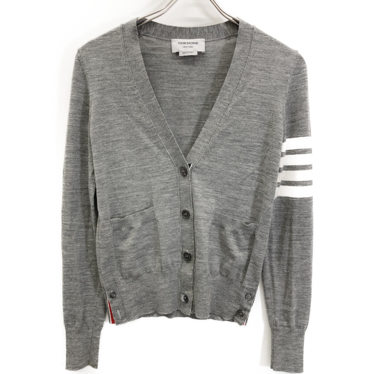 トムブラウン FKP053A-Y1014 ｳｰﾙ 4BAR ﾘﾗｯｸｽﾌｨｯﾄ ﾎﾟﾛｼｬﾂ 36