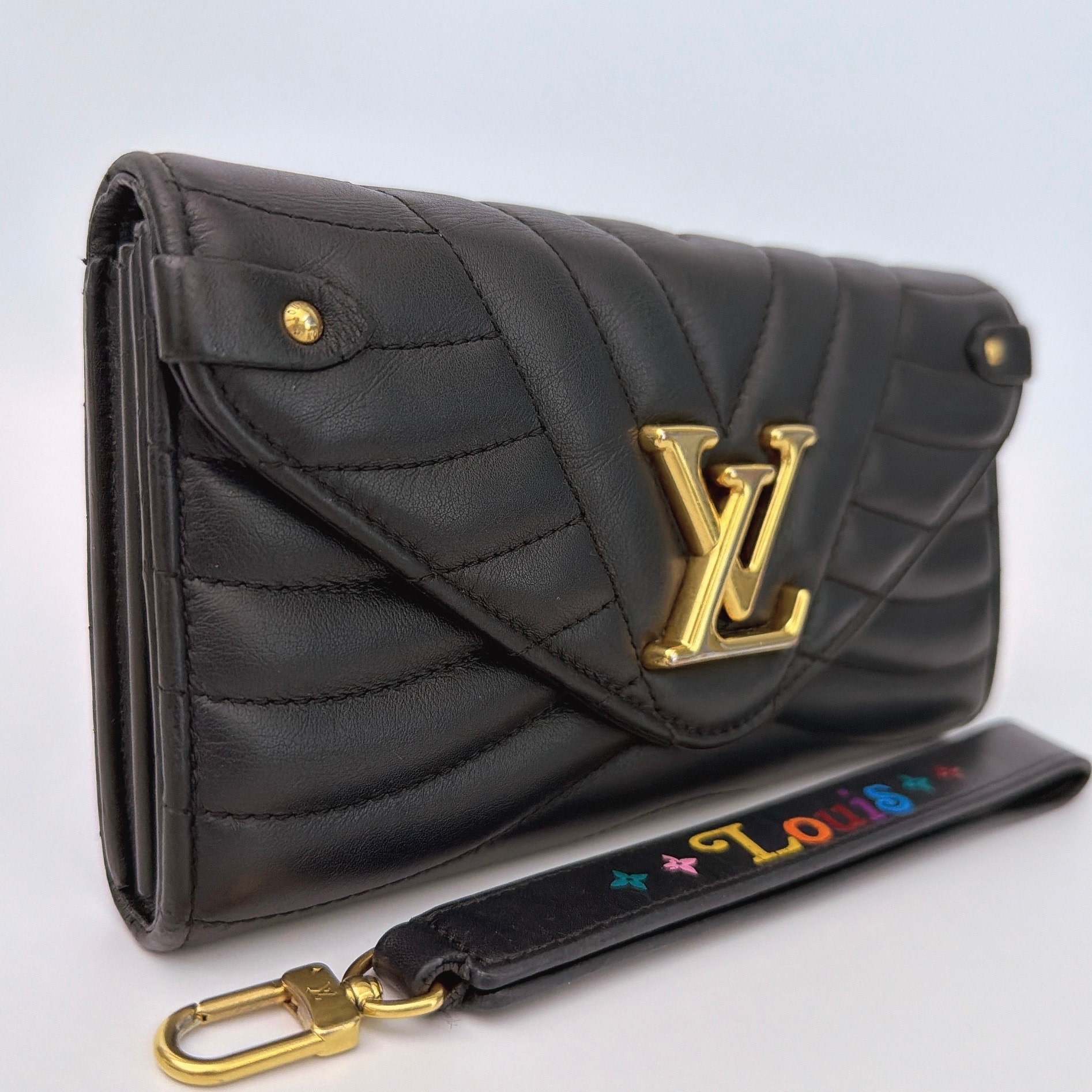 Louis Vuitton New Wave Long Wallet "Noir"