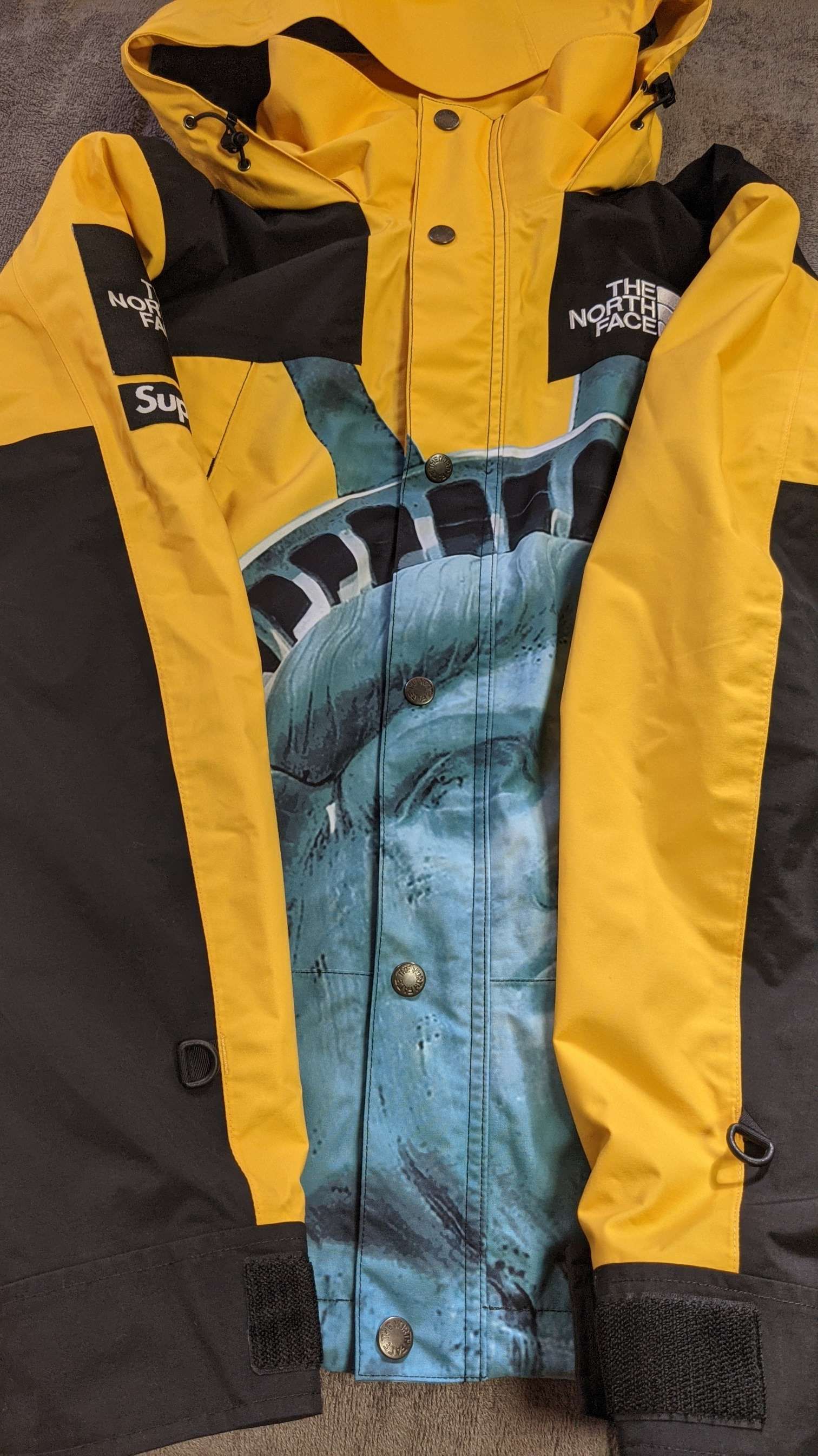 Supreme x The North Face Statue of Liberty Mountain Jacket "Yellow"
