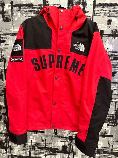 Supreme x The North Face Arc Logo Mountain Parka "Red"