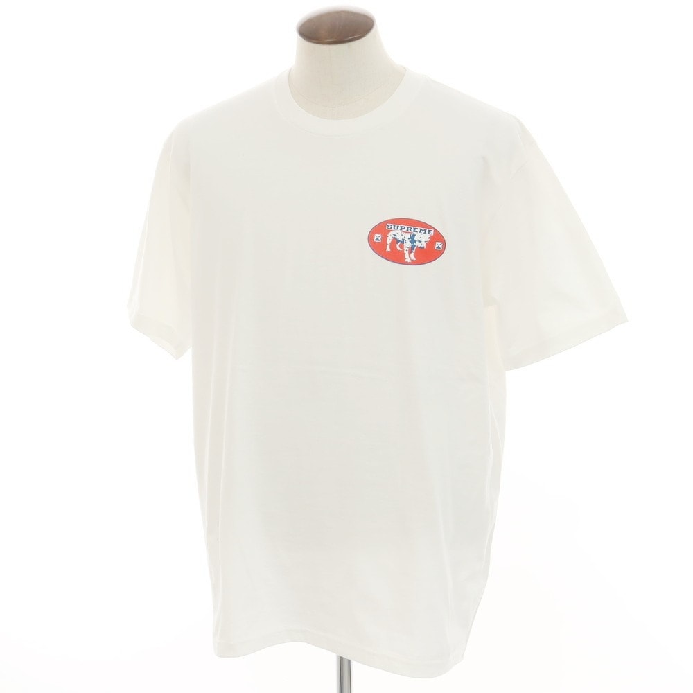 【中古】シュプリーム Supreme 2025年春夏 Dalmatian Tee コットン クルーネック 半袖Tシャツ ホワイト【サイズXL】【メンズ】