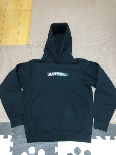 Supreme Motion Logo Hooded Sweatshirt "Black" (20SS)