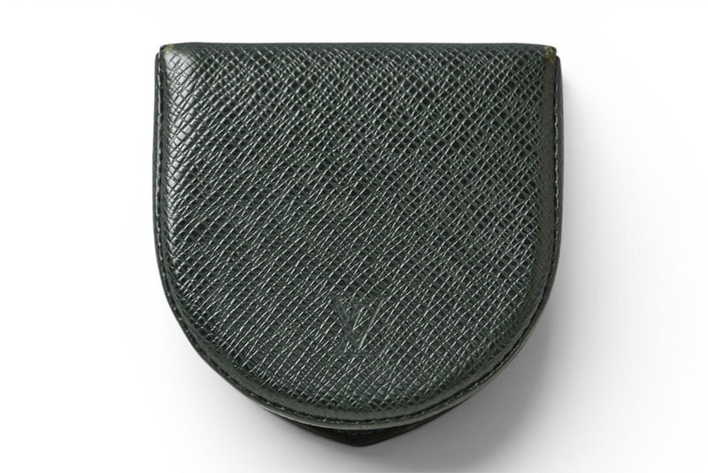 ルイヴィトン 小銭入れ/コインケース LOUIS VUITTON ポルトモネ キュベット タイガ M30374 エセピア/ダークグリーン【中古】