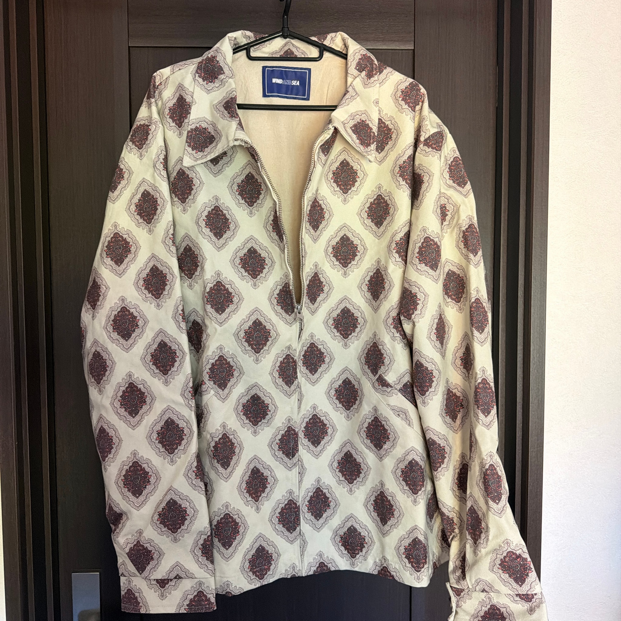 WIND AND SEA Ikat.D Pattern Canvas Jacket "One"