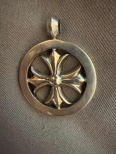 Chrome Hearts Ch Plus Medallion Pendant "Silver"